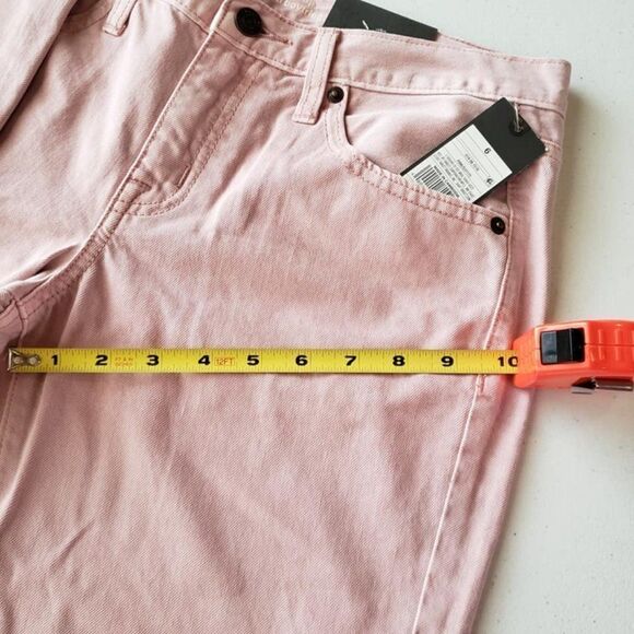 Mossimo Pink Distressed Boyfriend Jeans Size 6 NWT - Picture 9 of 12